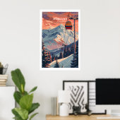 Morzine-kunstprint - Skiposter 1 Poster (Thuiskantoor)