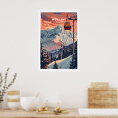 Morzine-kunstprint - Skiposter 1 Poster (Keuken)