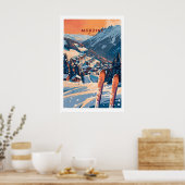 Morzine Muur Kunstprint - Ski Poster 1 (Keuken)