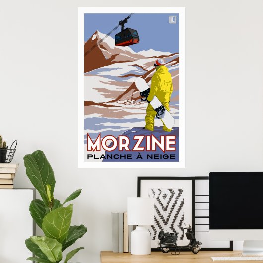 Morzine Poster (Thuiskantoor)