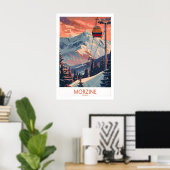 Morzine Poster - Ski Print Frankrijk 1 (Thuiskantoor)