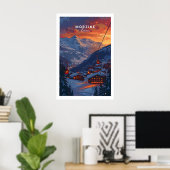 Morzine Print Frankrijk - Ski Poster 1 (Thuiskantoor)