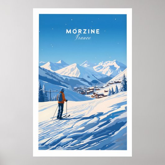 Morzine Ski-poster 1 Poster (Voorkant)