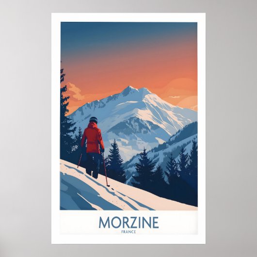 Morzine Ski Print - Frankrijk 1 (Voorkant)