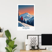 Morzine Ski Print - Frankrijk 1 (Thuiskantoor)