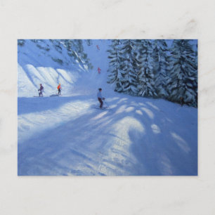 Morzine ski run briefkaart