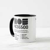 MOS 6500-reeks Mok van microprocessors (Voorkant links)