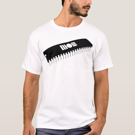 MOS 6502 CPU T-shirt van Retro (Voorkant)