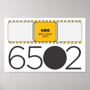MOS 6502-Poster Poster