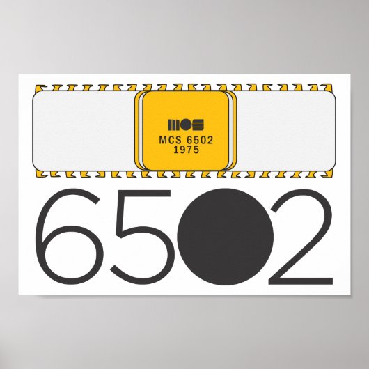 MOS 6502-Poster Poster (Voorkant)