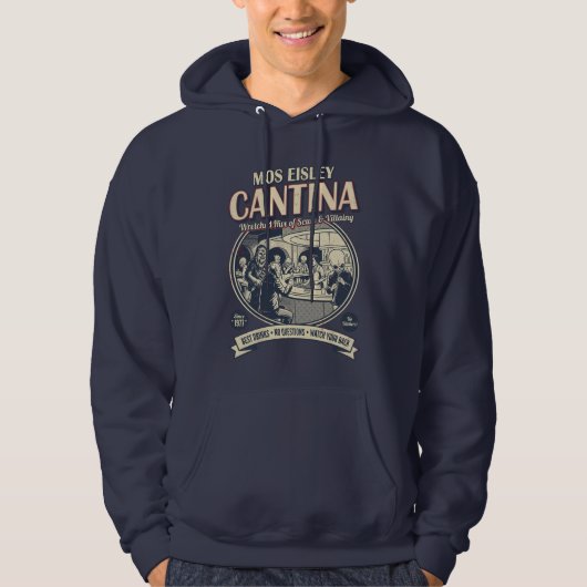 Mos Eisley Cantina Retro Outpost Bar Hoodie (Voorkant)