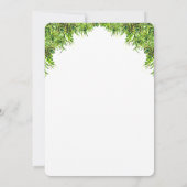 Mos en champignons Elegante moderne bruiloft Kaart (Achterkant)