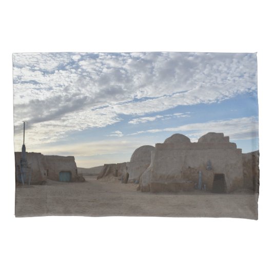 Mos Espa op de planeet Tatooine Kussensloop (Voorkant)