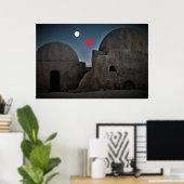 Mos Espa op de planeet Tatooine Poster (Thuiskantoor)