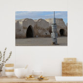 Mos Espa op de planeet Tatooine Poster (Keuken)