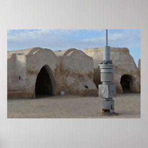 Mos Espa op de planeet Tatooine Poster