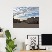 Mos Espa op de planeet Tatooine Poster (Thuiskantoor)