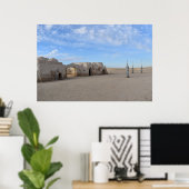 Mos Espa op de planeet Tatooine Poster (Thuiskantoor)