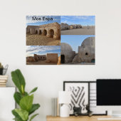 Mos Espa op de planeet Tatooine Poster (Thuiskantoor)