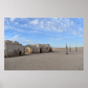 Mos Espa op de planeet Tatooine Poster