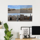Mos Espa op de planeet Tatooine Poster (Thuiskantoor)