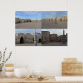 Mos Espa op de planeet Tatooine Poster (Keuken)