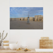 Mos Espa op de planeet Tatooine Poster (Keuken)