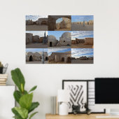Mos Espa op de planeet Tatooine Poster (Thuiskantoor)