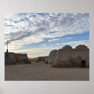 Mos Espa op de planeet Tatooine Poster