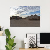 Mos Espa op de planeet Tatooine Poster (Thuiskantoor)