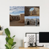 Mos Espa op de planeet Tatooine Poster (Thuiskantoor)