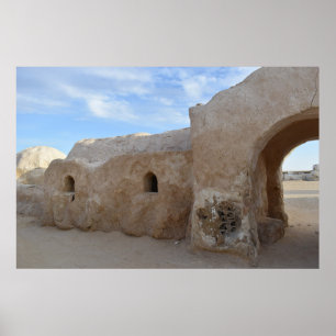 Mos Espa op de planeet Tatooine Poster