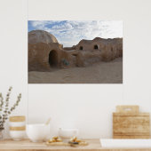 Mos Espa op de planeet Tatooine Poster (Keuken)