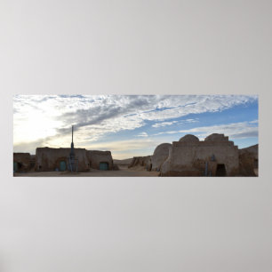 Mos Espa op de planeet Tatooine Poster
