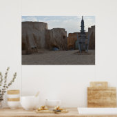 Mos Espa op de planeet Tatooine Poster (Keuken)