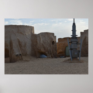 Mos Espa op de planeet Tatooine Poster