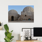 Mos Espa op de planeet Tatooine Poster (Thuiskantoor)