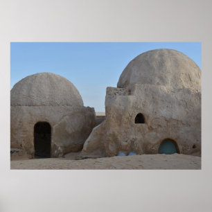 Mos Espa op de planeet Tatooine Poster