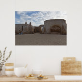 Mos Espa op de planeet Tatooine Poster (Keuken)