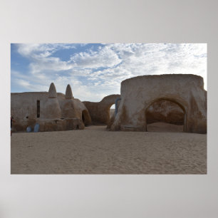 Mos Espa op de planeet Tatooine Poster