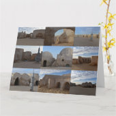 Mos Espa op planeet Tatooine Birthday-kaart Kaart (Gele Bloem)