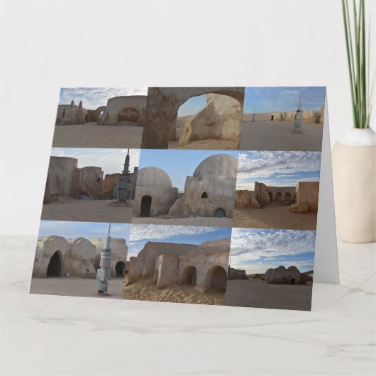 Mos Espa op planeet Tatooine Birthday-kaart Kaart (Voorkant)