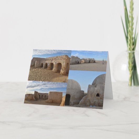 Mos Espa op planeet Tatooine Birthday-kaart Kaart (Voorkant)