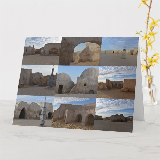 Mos Espa op planeet Tatooine blanco kaart (Gele Bloem)