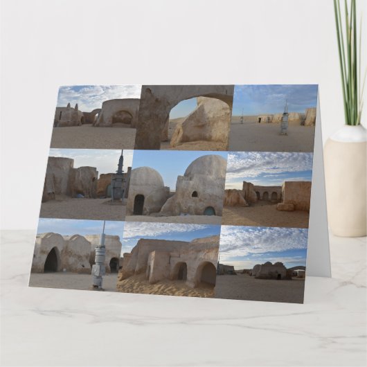 Mos Espa op planeet Tatooine blanco kaart (Voorkant)