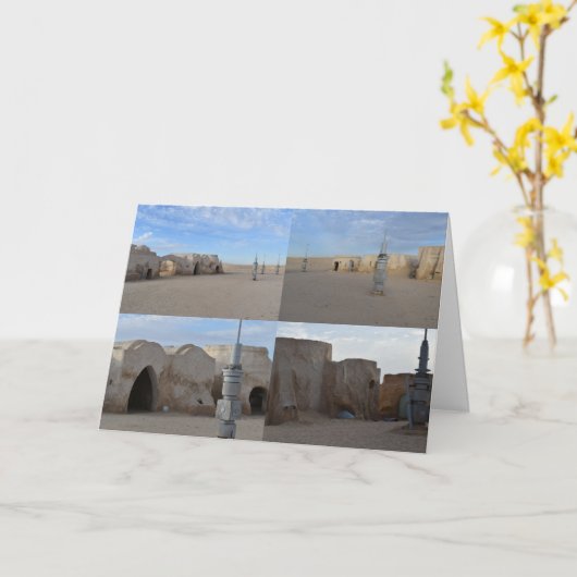 Mos Espa op planeet Tatooine blanco kaart (Gele Bloem)