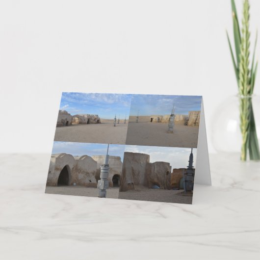 Mos Espa op planeet Tatooine blanco kaart (Voorkant)