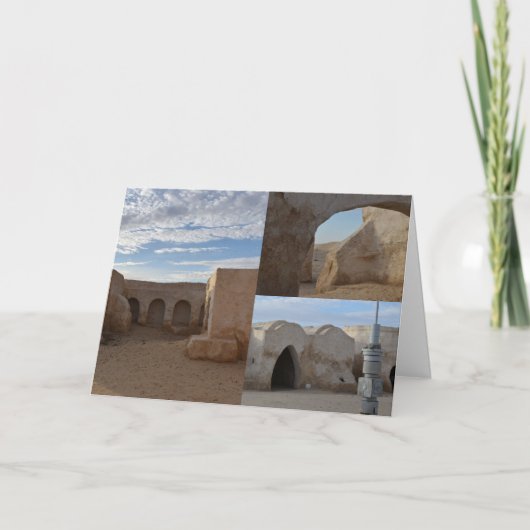 Mos Espa op planeet Tatooine blanco kaart (Voorkant)