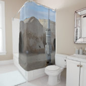 Mos Espa op planeet Tatooine. Douchegordijn (In situ)