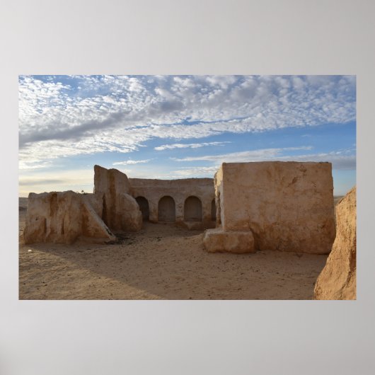 Mos Espa op planeet Tatooine Poster (Voorkant)